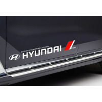 Наклейки на авто 3D TUNING STUDIO Хюндай 720х90х0.15мм=2штуки