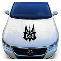 Наклейка на капот 3D TUNING STUDIO Тризуб 550х404х0.060мм