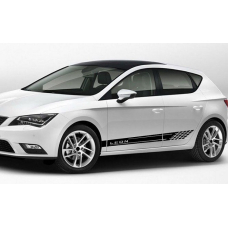 Смуги на двері авто 3D TUNING STUDIO Сеат Леон 1850х120х0.15мм=2штуки