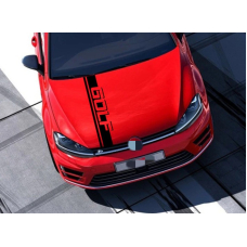 Смуга на капот 3D TUNING STUDIO Фольксваген Гольф 980х130х0.060мм