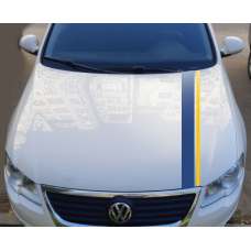 Смуги на авто 3D TUNING STUDIO прапор України 1180х160х0.16мм