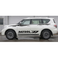 Смуги на 2 сторони авто 3D TUNING STUDIO Ніссан Патрол МС 2000х980х0.060мм