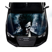 3д наклейка на капот 3D TUNING STUDIO Джокер 1500х1200х0.080мм