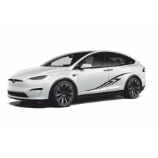 Смуги на бік авто 3D TUNING STUDIO Тесла 2300х440х0.060мм=2штуки