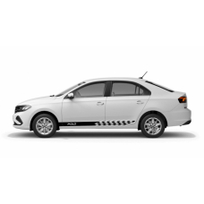 Смуги на авто 3D TUNING STUDIO Поло 980х100х0.060мм=4штуки