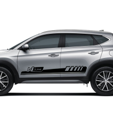 Смуги на авто 3D TUNING STUDIO Хюндай N line 1800х130х0.060мм=2штуки