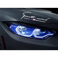Наклейка на авто 3D TUNING STUDIO BMW Sport mind motosport 280х80х0.15мм
