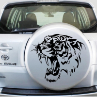 Наклейка на запаску 3D TUNING STUDIO Тигр BL 600х530х0.070мм