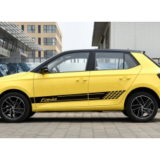 Смуги на двері авто 3D TUNING STUDIO Шкода Фабіа 1180х462х0.15мм