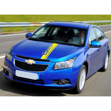 Смуги на капот 3D TUNING STUDIO Шевроле Круз Cruze 980х130х0.060мм