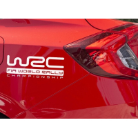 Наклейки смуги на авто 3D TUNING STUDIO WRC 400х150х0.060мм=2штуки