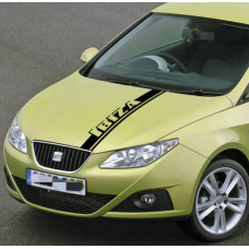 Смуги на капот 3D TUNING STUDIO Сеат Ібіца 980х150х0.060мм