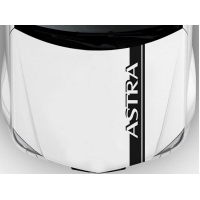 Наклейка смуга на капот 3D TUNING STUDIO Опель Астра 1180х130х0.060мм