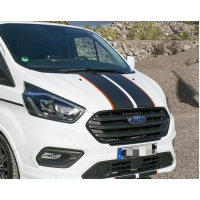 Смуги на капот 3D TUNING STUDIO мікроавтобуса Транзит 1000х190х0.15мм=2шт