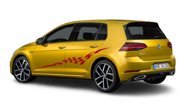 Смуги наклейки на авто 3D TUNING STUDIO Шахи 1980х290х0.060мм=2штуки