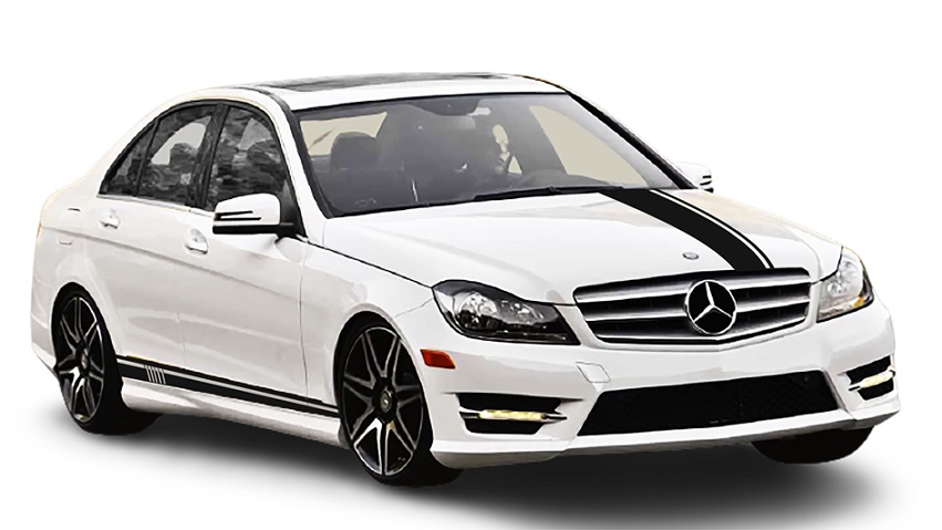 Смуги на авто 3D TUNING STUDIO Mercedes Benz C Class W204 1150х718х0.060мм