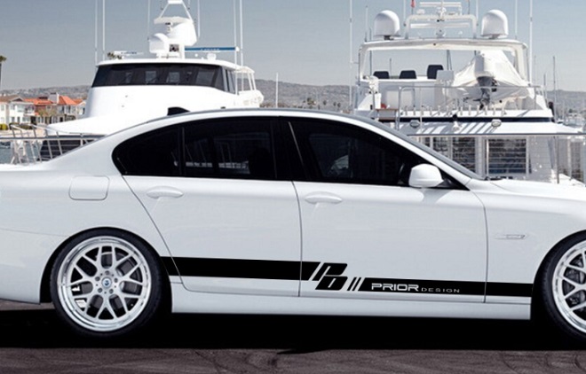 Смуги на авто 3D TUNING STUDIO Prior Design 2300х170х0.060мм=2штуки