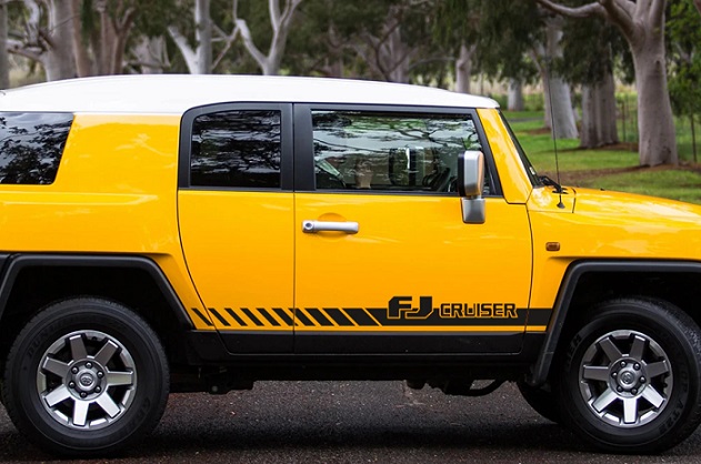Смуги на двері авто 3D TUNING STUDIO Toyota FJ Cruiser 1960х150х0.060мм=2штуки