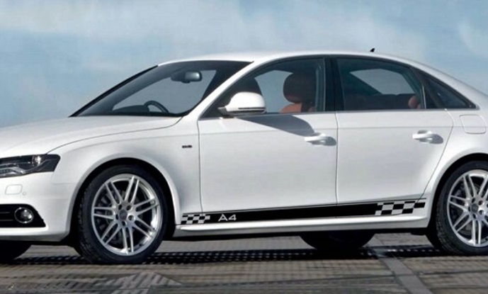 Смуги на авто 3D TUNING STUDIO Audi A3 A4 Q3 Q5 1180х110х0.15мм=4штуки