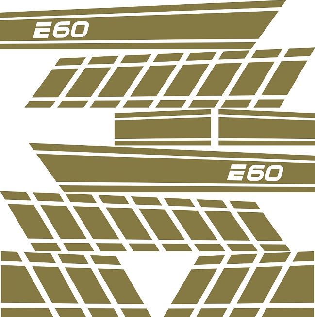 Наклейки ЬМВ Е60